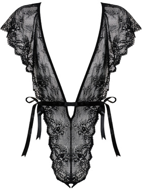 Obsessive: Merossa, Crotchless Teddy, svart