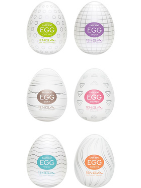 Tenga: Easy Beat Egg, 6 Colors Package, 6-pack