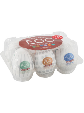 Tenga: Easy Beat Egg, Hard Boiled Package, 6-pack