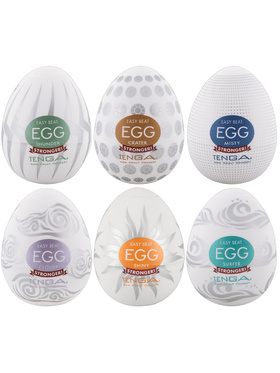 Tenga: Easy Beat Egg, Hard Boiled Package, 6-pack