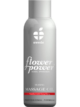 Swede: Flower Power, Teasing Massage Oil, 50 ml