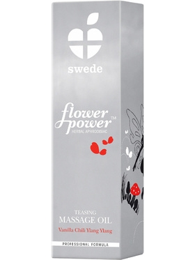 Swede: Flower Power, Teasing Massage Oil, 50 ml