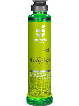 Swede Fruity Love: Värmande Massageolja Kaktus/Lime, 200 ml