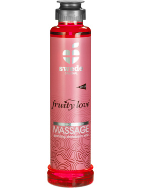 Swede Fruity Love: Värmande Massageolja Jordgubb, 200 ml