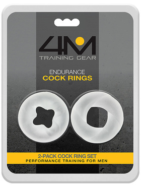 Topco: 4M Training Gear, Endurance Cock Rings, 2-pack