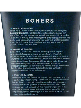 Boners: Delay Cream, Last Longer, 100 ml
