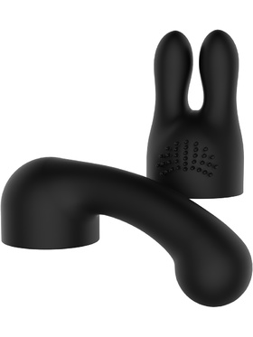 Bodywand: Curve Attachment Set, G-Spot & Clitoral, svart