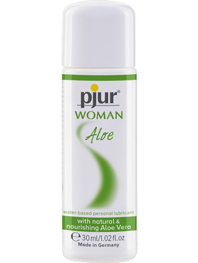 Pjur Woman Aloe: Vattenbaserat Glidmedel med Aloe Vera, 30 ml