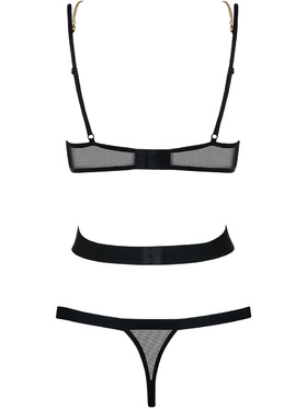 Obsessive: Bondy, Underwire Teddy, svart