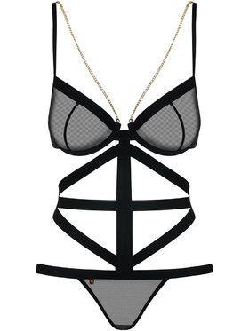 Obsessive: Bondy, Underwire Teddy, svart