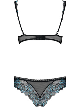 Obsessive: Amanta, Underwire Bra & Panties, svart