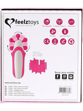 Feelztoys: Clitella, Oral Clitoral Stimulator, rosa