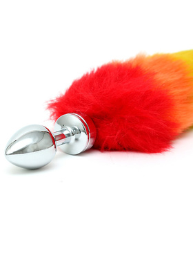 Rimba: Buttplug Small with Rainbow Tail