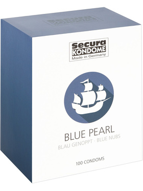 Secura: Blue Pearl, Kondomer, 100-pack