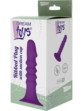 Dream Toys: Ribbed Plug with Suction Cup