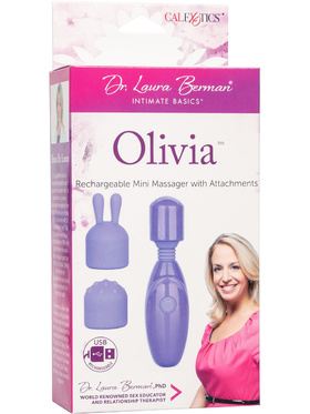 California Exotic: Olivia, Rechargeable Mini Massager with Attachment