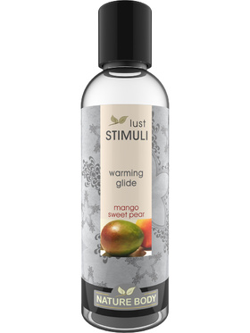 Nature Body: Lust Stimuli, Warming Glide, Mango Sweet Pear, 100 ml