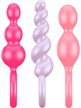 Satisfyer: Booty Call Plugs, flerfärgad