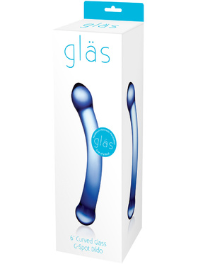 Gläs: Curved G-spot Glass Dildo