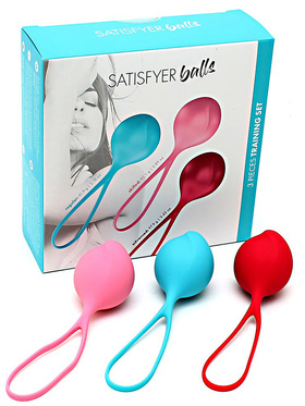 Satisfyer Balls: Single Ball, 3 Pieces Training Set