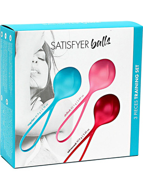 Satisfyer Balls: Single Ball, 3 Pieces Training Set