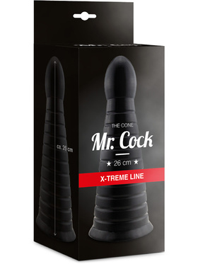 Mr. Cock: The Cone 26 cm, X-treme Line, svart