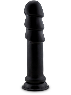 Mr. Cock: The Ribbed Cock 28 cm, X-treme Line, svart