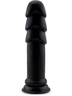 Mr. Cock: The Ribbed Cock 28 cm, X-treme Line, svart