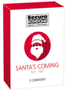 Secura: Santa's Coming, Kondomer, 3-pack