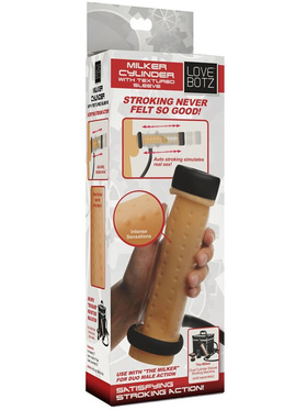 Lovebotz: Milker Cylinder with Textured Sleeve