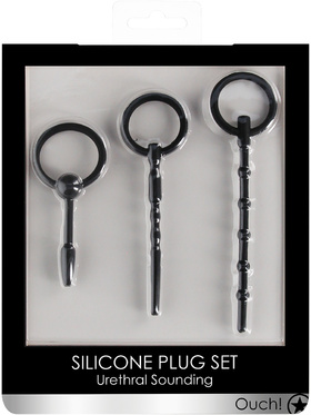 Ouch!: Silicone Plug Set, Urethral Sounding