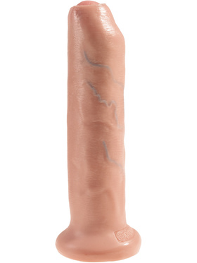 King Cock: Uncut Cock Dildo, 21 cm, ljus