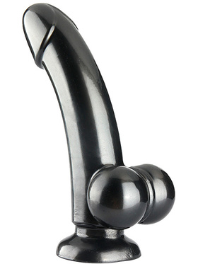 Dream Toys: Smooth & Sleek Metallic Dildo, Medium, 17 cm