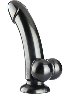 Dream Toys: Smooth & Sleek Metallic Dildo, Large, 19 cm