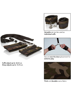 California Exotic: Colt, Camo Over The Door Cuffs