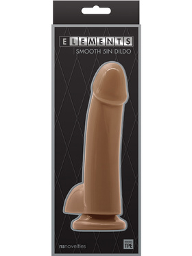 NSNovelties: Elements, Smooth 5in Dildo, Latino hudfärg