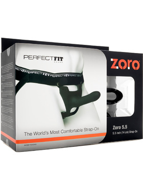 Perfect Fit: Zoro, 5.5 inch Strap-on, svart