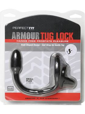 Perfect Fit: Armour Tug Lock, Small Plug, svart