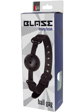 Dream Toys: Blaze, Luxury Fetish Ball Gag, svart