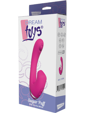 Dream Toys: Good Vibes, Sugar Puff With Suction Mode, rosa