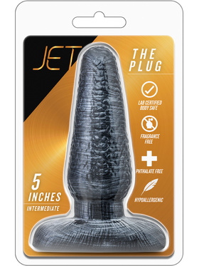 Blush: Jet, The Plug, Carbon Black Metallic, 5 inches