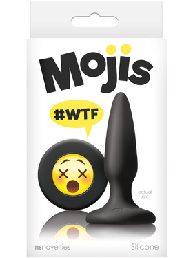 NSNovelties: Mojis Plug WTF, Mini, svart