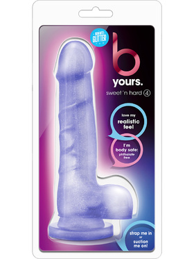 B Yours: Sweet 'n Hard 4 Dildo, 19 cm, transparent