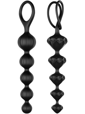 Satisfyer: Beads, 2 pieces, svart