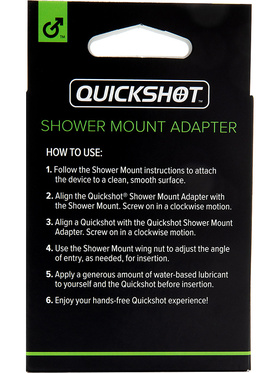 Fleshlight: Quickshot, Shower Mount Adapter