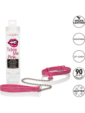California Exotic: Tickle Me Pink, Collar with Leash