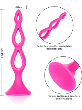 California Exotic: Booty Call, Silicone Triple Probe, rosa