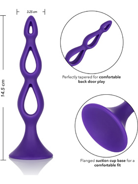 California Exotic: Booty Call, Silicone Triple Probe, lila