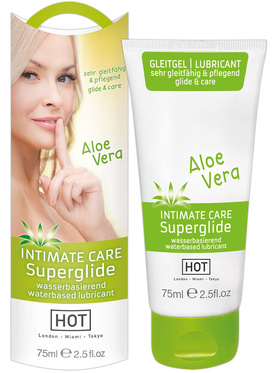 Hot: Intimate Care Superglide, Waterbased Lubricant, 75 ml