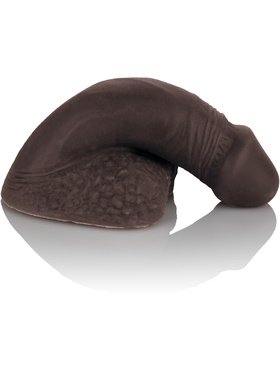 California Exotic: Silicone Packing Penis, 10.25 cm, svart hudfärg